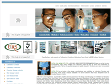 Tablet Screenshot of labfurnitureindia.com